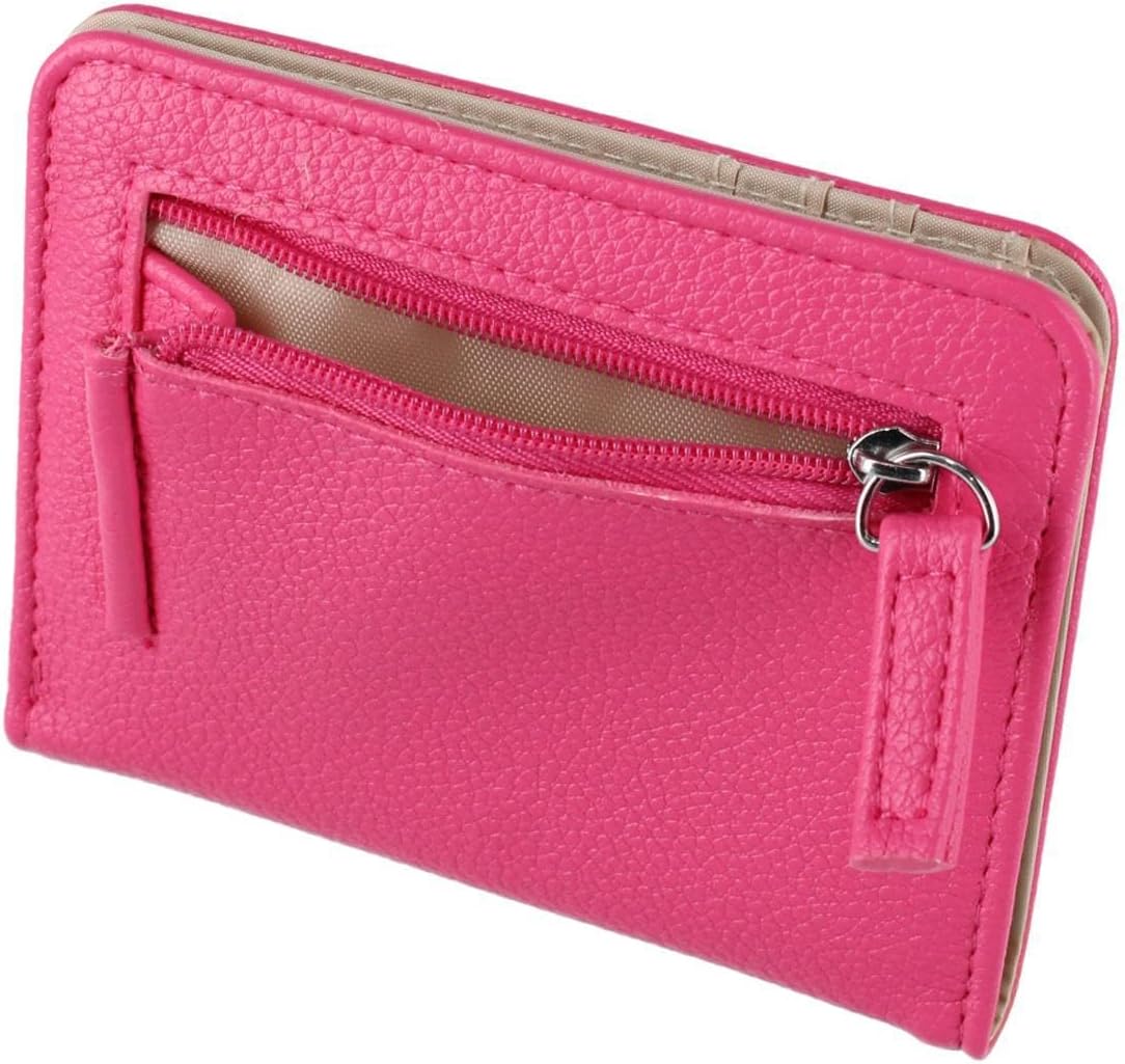 CTM Women's Mini Organizer Wallet, Hot Pink - Image 5