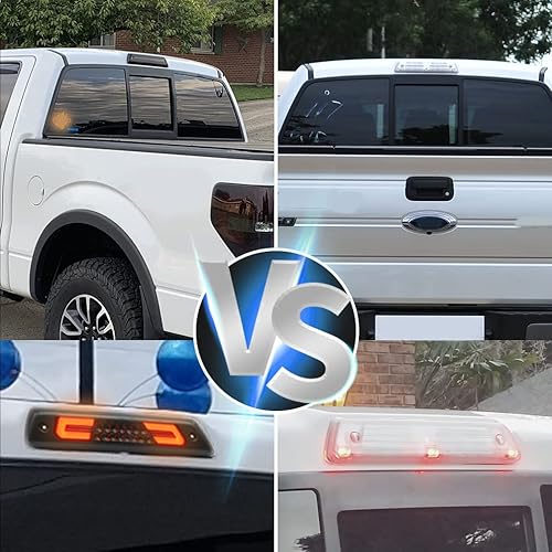 Miniatura 6 de NJSBYL F150 LED 3 luz de freno para Ford F150 SVT Raptor 2009 2010 2011 2012 2013 2014 Ford F150 SVT Raptor lente ahumada Tercera luz de freno de