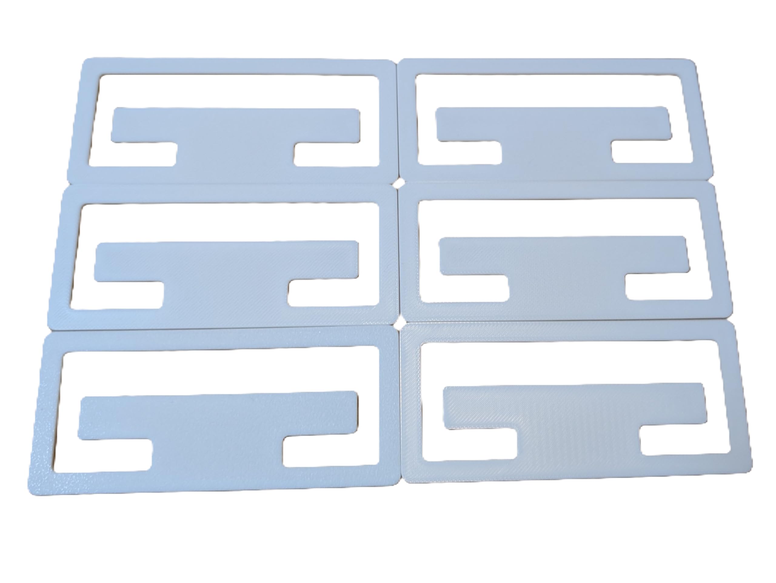 6x Blind Clips for IKEA SCHOTTIS Blinds - Replacements in White or Black - Easy Install Pleated Shade Repair Parts - Fix Sagging or Broken Blinds (White)
