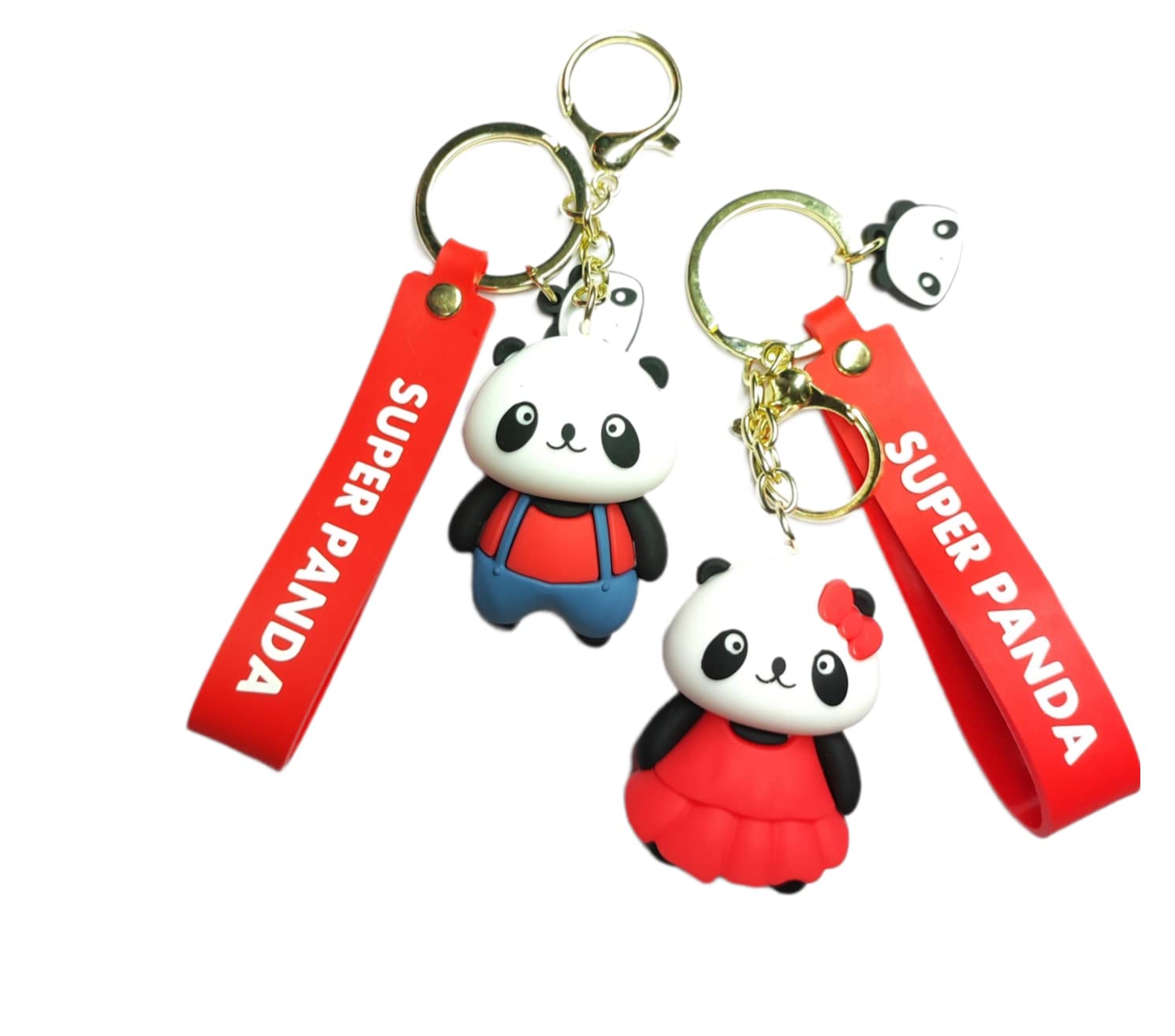 elegant attire club Cartoon Keychain PVC Charms Gift for Friends Girls Birthday Valentine's Day, Mother's Day, pack 1