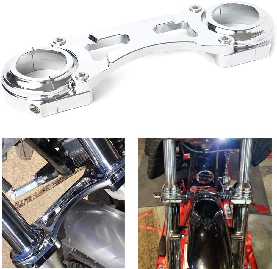 Wide glide fork brace Clearance