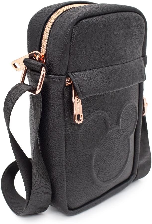Disney Bag, Crossbody, Mickey Mouse Head Embossed, Vegan Leather - Image 3