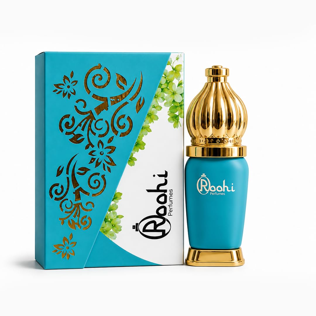 Roohi Velvet Musk Attar 3ml | Long Lasting Non Alcoholic Roll On Perfume for Men & Women | Strong Musky Arabic Ittar | Pocket Travel Size Concentrated Fragrance Oil-image-35