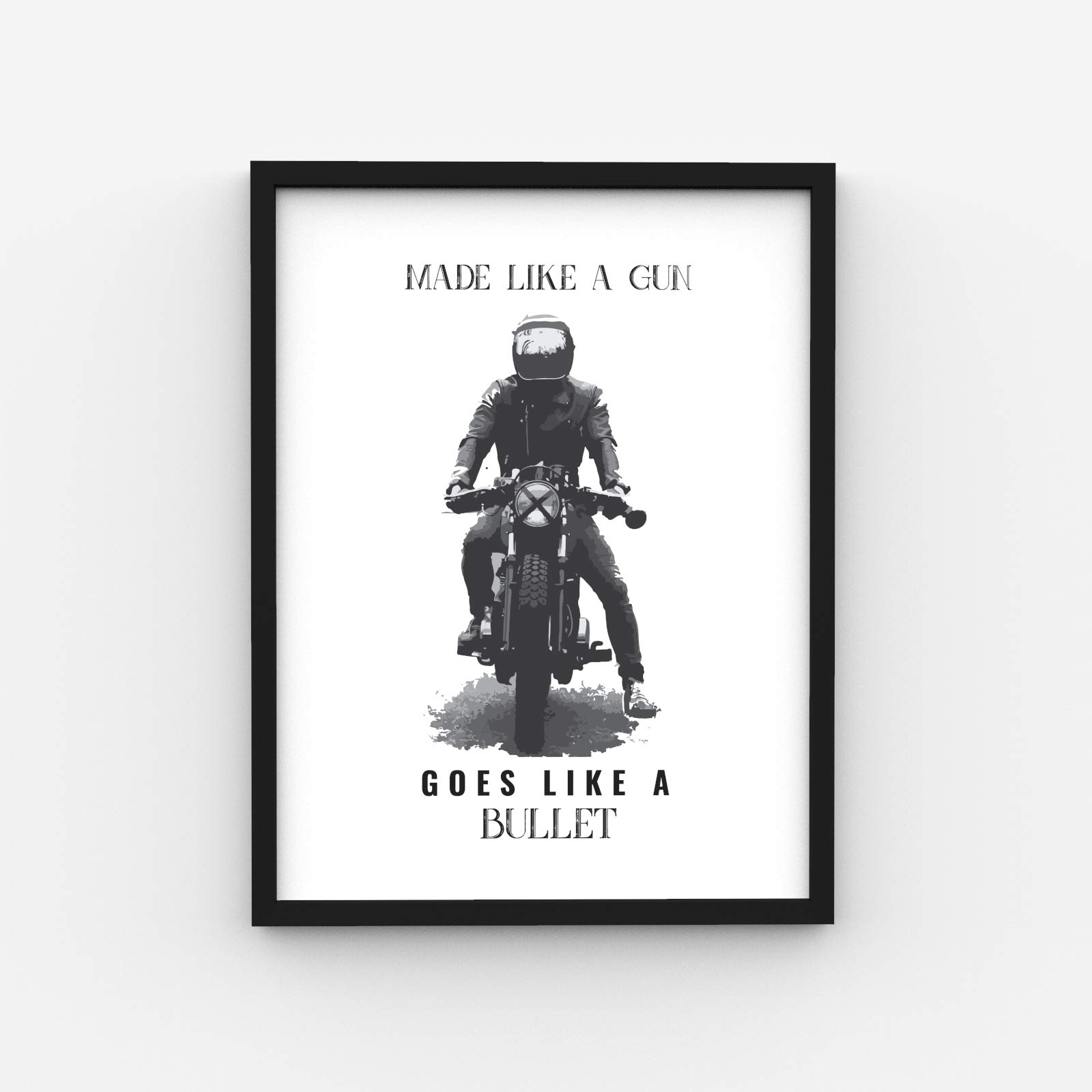 bullet bike painting