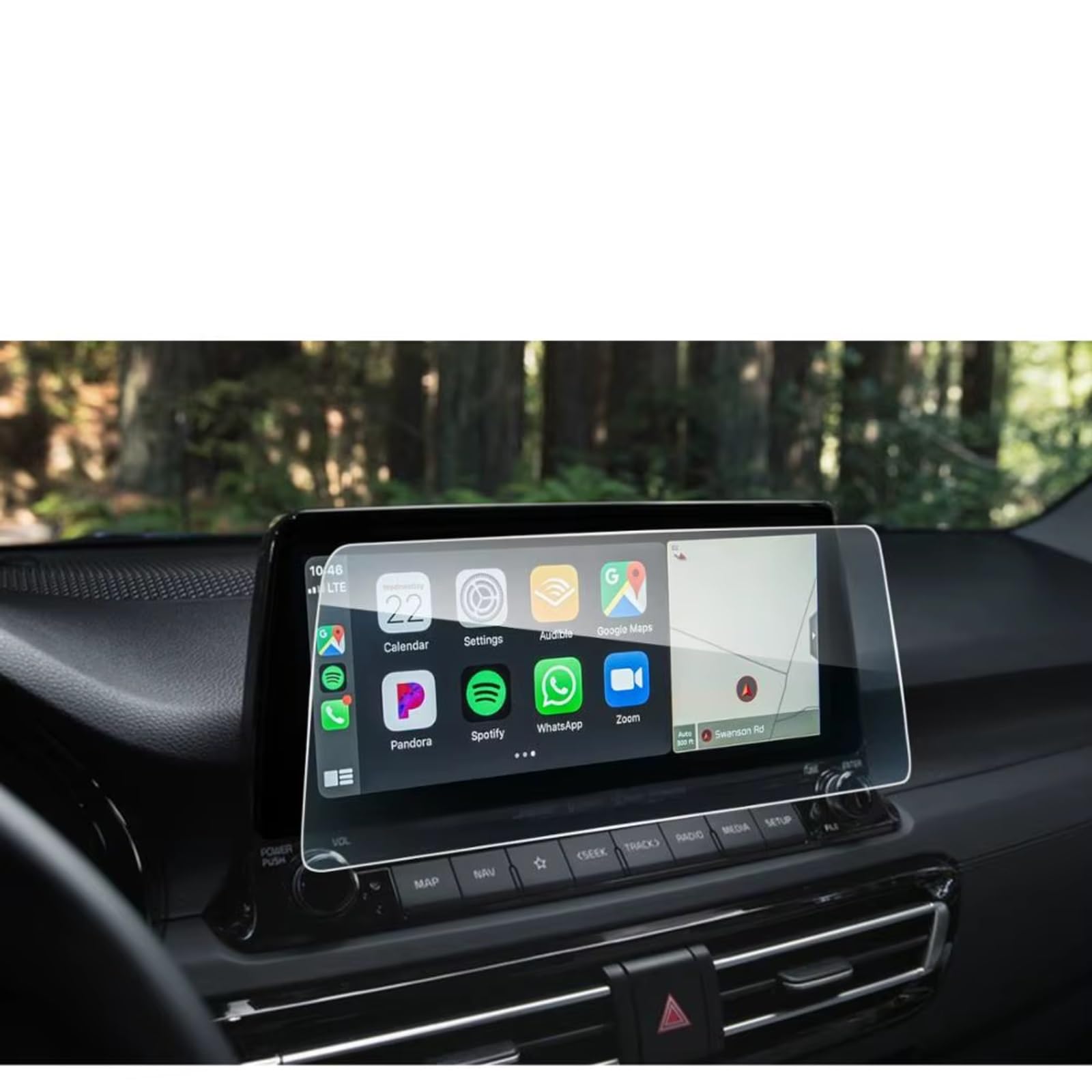 Kompatibel Mit Kia Für Seltos 2021–2022, Auto-GPS-Displayschutz, Auto-Navigations-Center-Display, Displayschutzfolie, Auto-Display-Abdeckung Schutzfolie Auto Navi