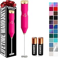 Vista 41 de Zulay Kitchen - Batidor eléctrico de mano para café, lattes, capuchinos, matcha y chocolate caliente, mezclador portátil para bebidas, accesorio