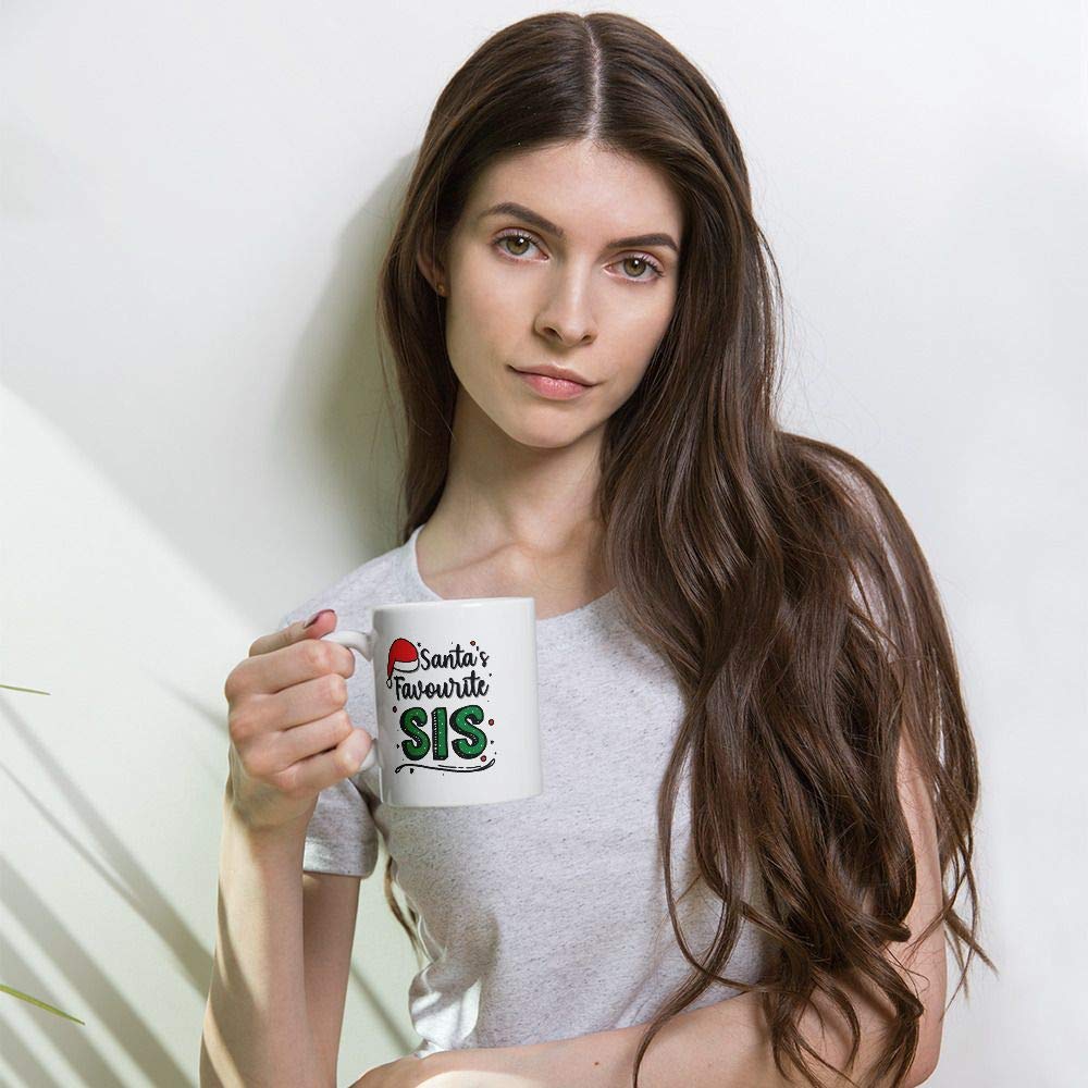 Oye Happy - Secret Santa Mugs - Secret Santa Gift for Colleagues/Coworkers/Friends/Family on Christmas (Sis Mug) 3