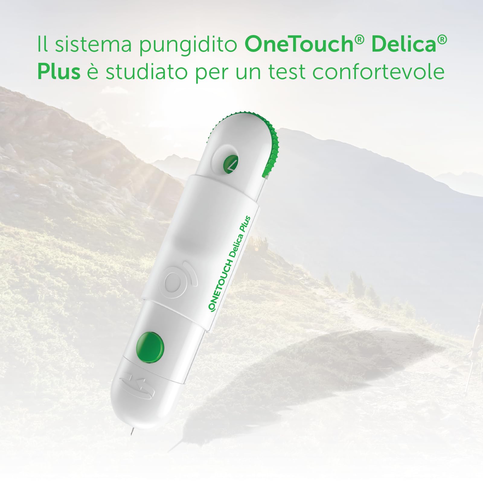 OneTouch® Delica® Plus lancette sterili per test glicemico per l’automonitoraggio della glicemia I 25 lancette sterili I Test glicemico a casa o in viaggio I 1 Confezione con 25 lancette sterili