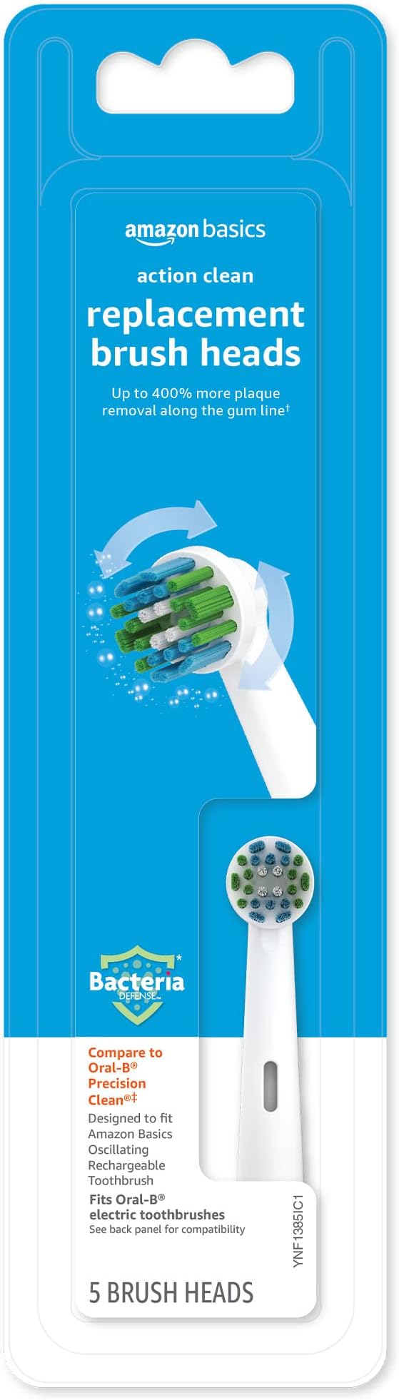 Interplak by Conair OptiClean Replacement Brush Heads 2 ea