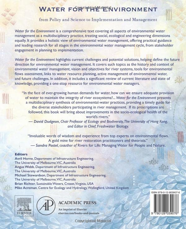 Water for the Environment: From Policy and Science to Implementation and Management - Image 2