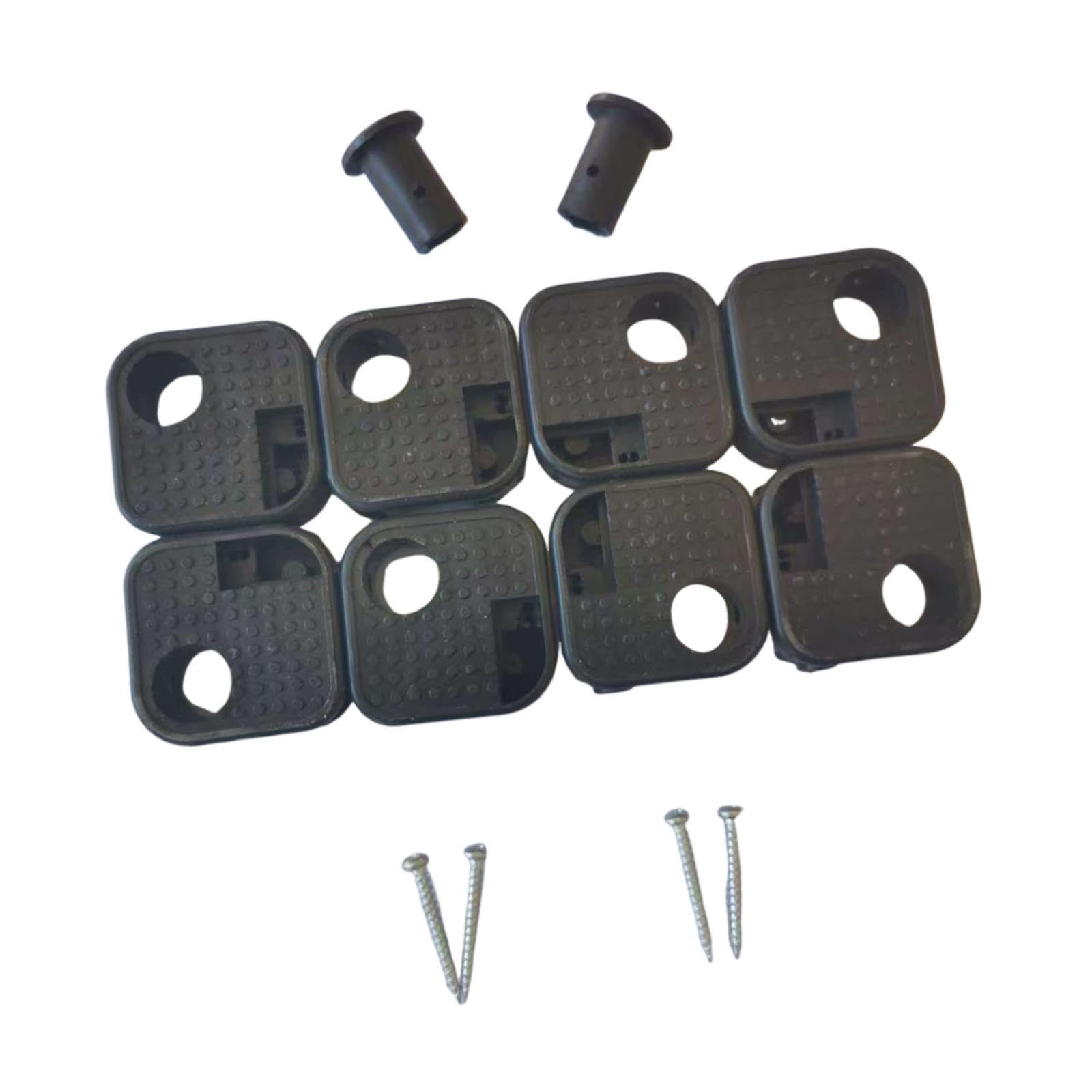 Regatones para sillas resistentes de grado profesional: juego de 8 repuestos color verde