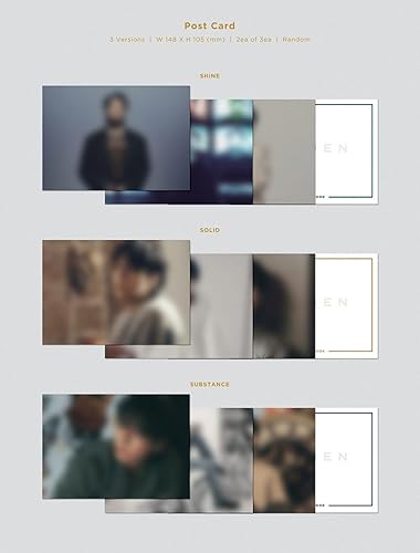 Miniatura 4 de BTS JUNGKOOK 1er álbum en solitario dorado (SUBSTANCE ver.) + Juego de tarjetas de fotos JungKook