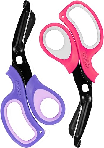 Miniatura 21 de MEUUT Paquete de 2 tijeras de vendaje para trauma, suministros médicos con tijeras médicas resistentes de 8 pulgadas para trabajadores de EMT