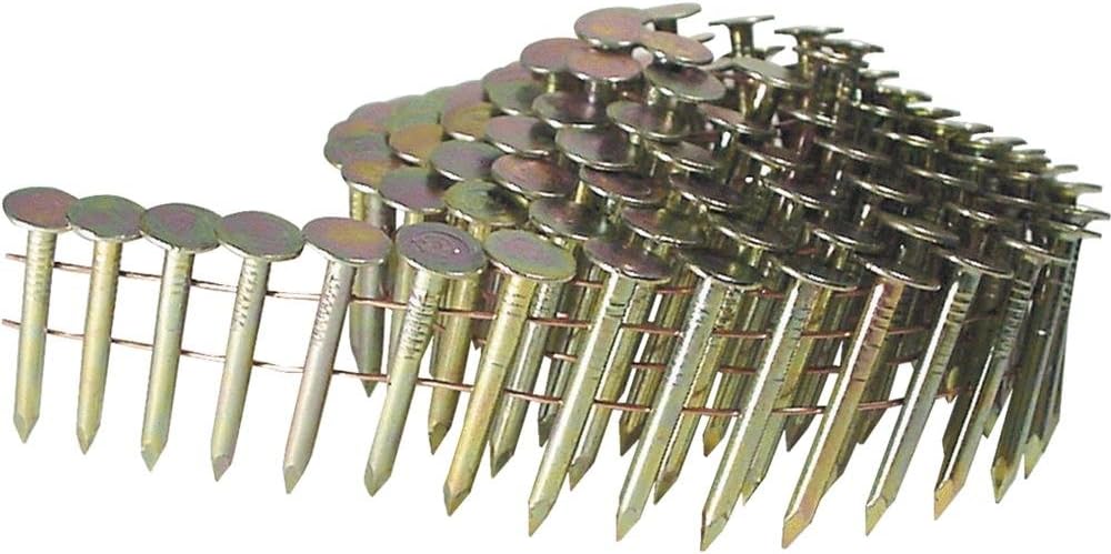 Grip-Rite GRC6R92HG1, 15-degree RH Wire Collated Fasteners, 2" x .092 Hot Galvanized Ring, 1,200 Nails, Job Pack