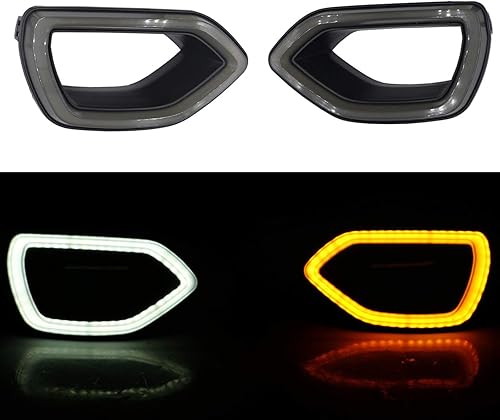 Miniatura 2 de Luces de rejilla de repuesto para SRT Scat Pack Grille Smoke LED Lights Pig Nose Fit para Dodge Charger 2015-2022