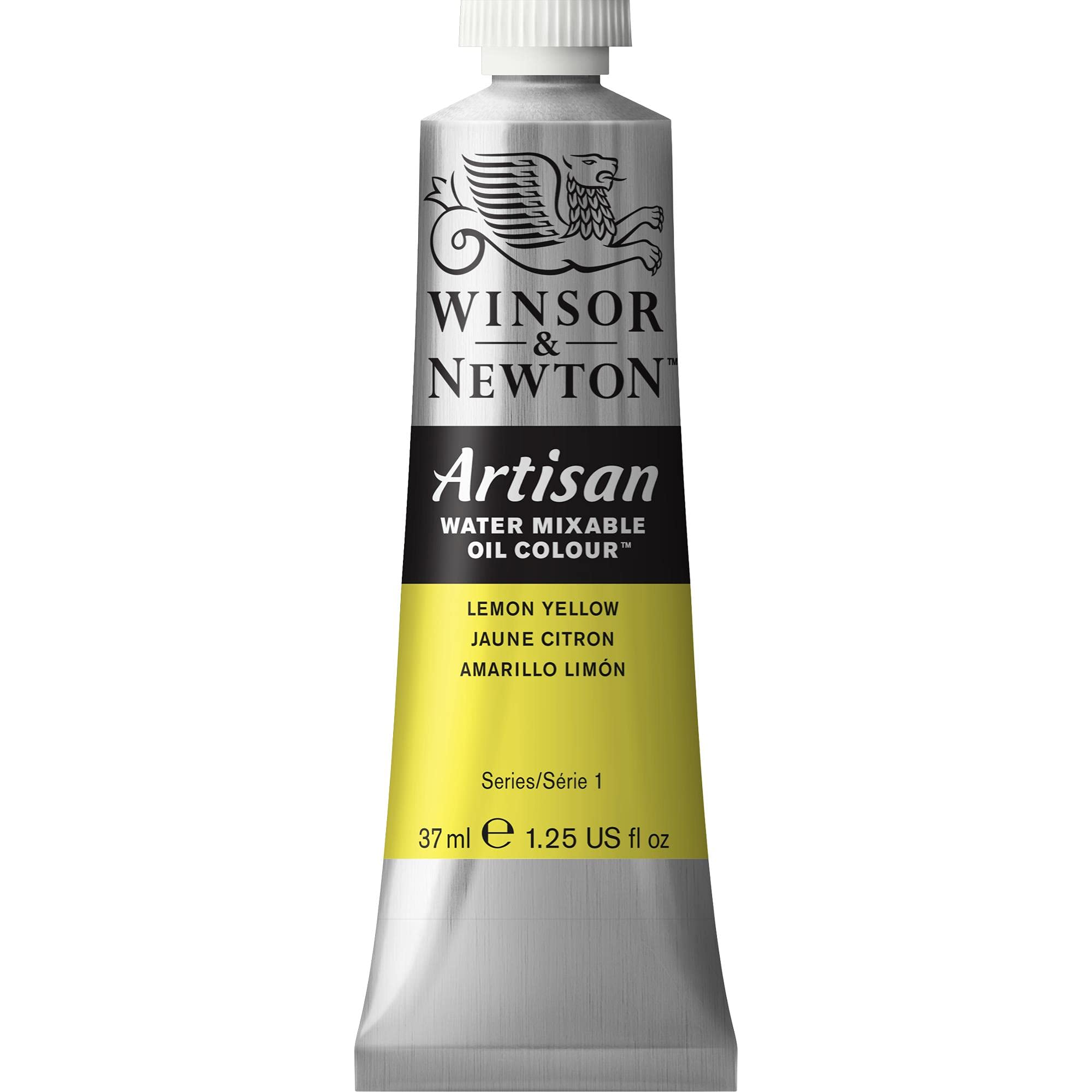Artisan Water Mixable Oil Colour, 1.25-oz (37ml), Lemon Yellow