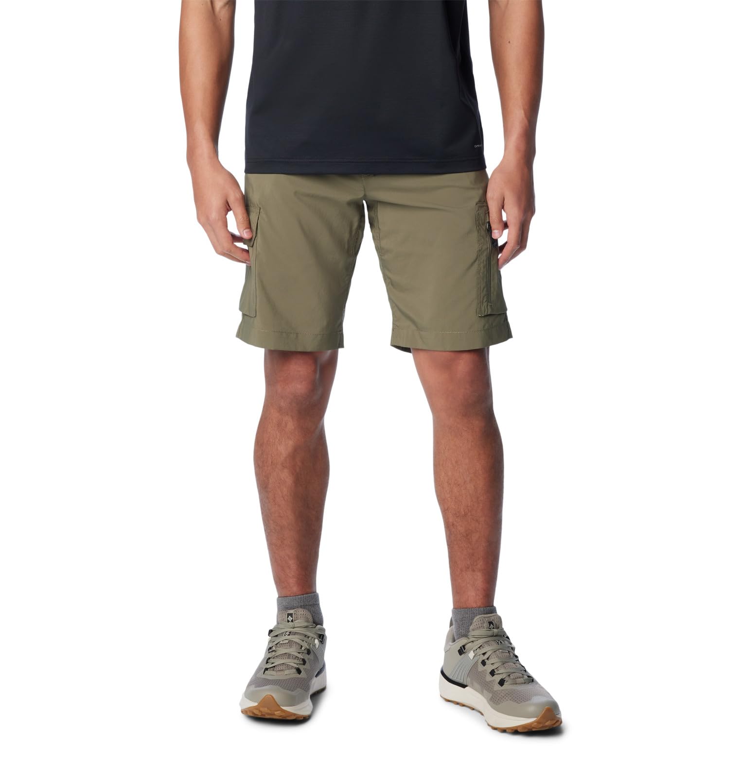 Columbia Men's Silver Ridge Utility Cargo Short, Cargo Hiking Shorts, Stone Green, W36/L10