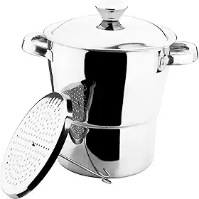 Brinox - Cuscuzeira 2L Lyon - Aço Inox