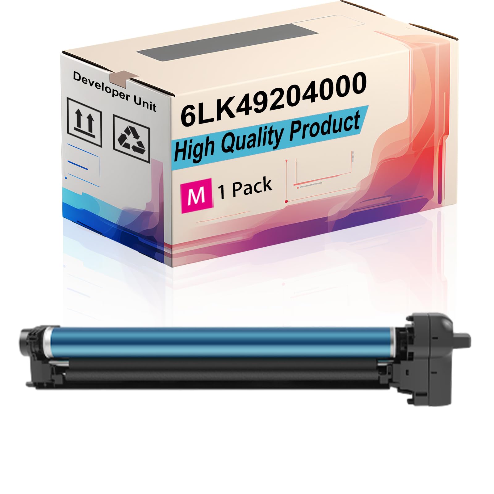 6LK49204000 Developer Unit Compatible for Toshiba E Studio 2000AC 2010AC 2500AC 2510AC Printers, High Yield 70000 Pages, Print More Pages (1 Pack Magenta)