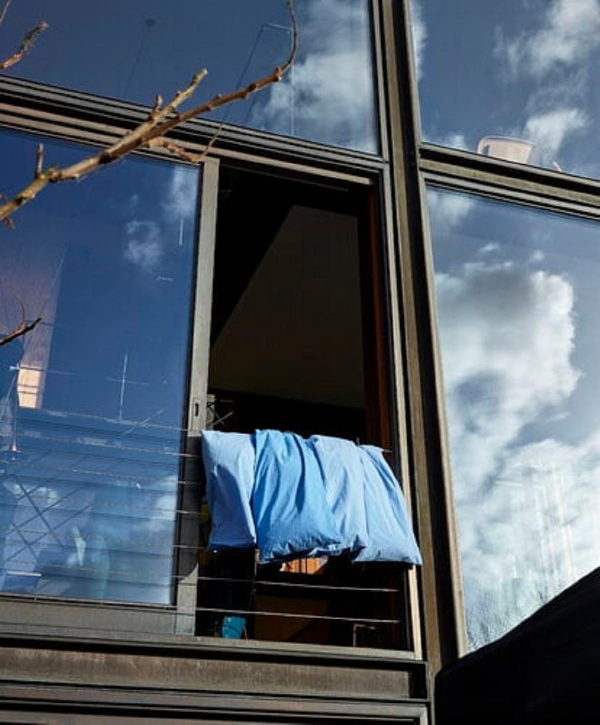 HAY Duo Duvet Cover - King, Sky Blue