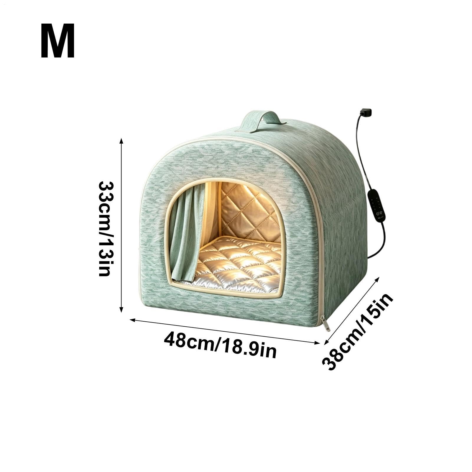 Heated Cat House – regulowana temperatura, zamknięta kot, ciepły szczeniak