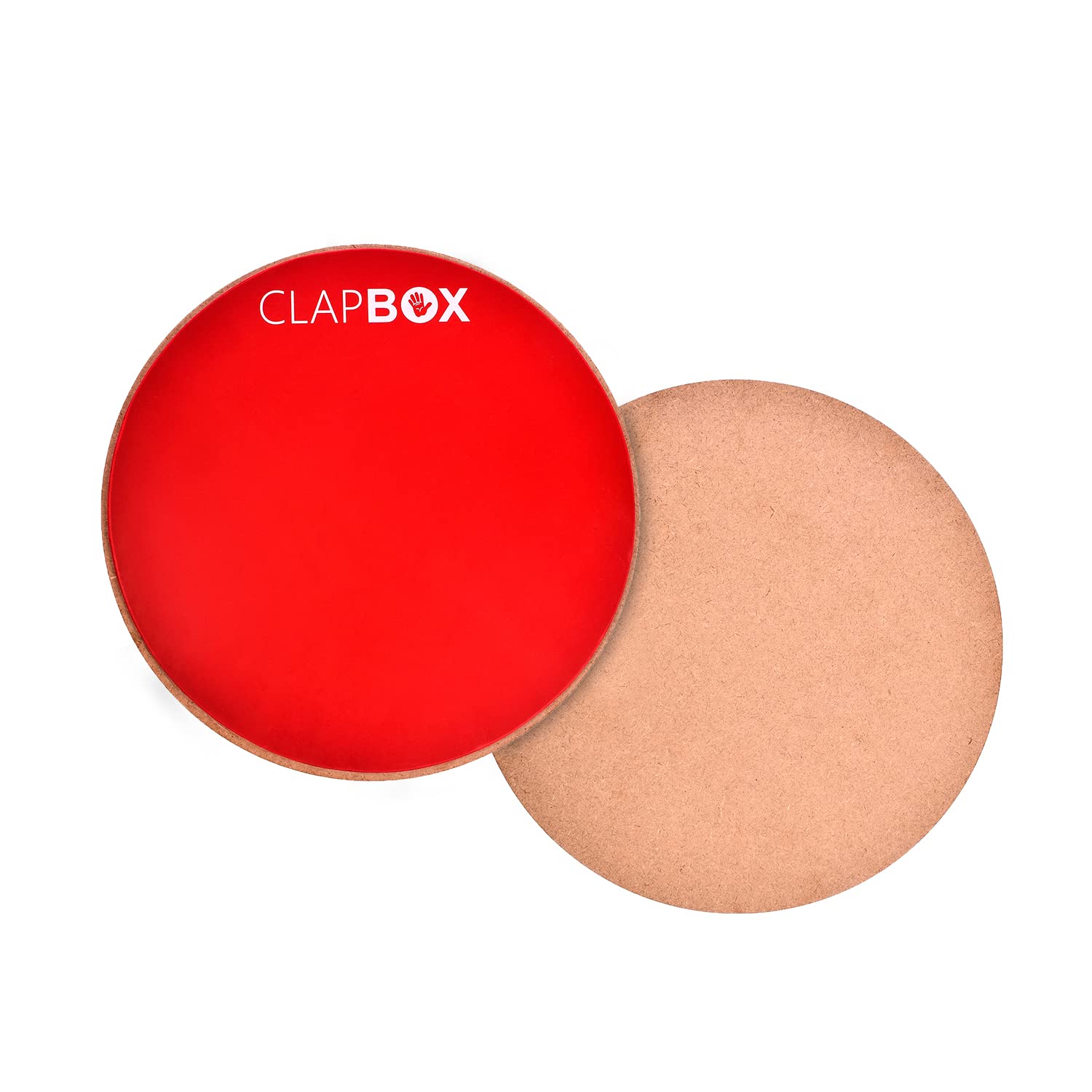 Clapbox Podkładka do ćwiczeń perkusyjnych - 20 cm, czerwona, CB-PPD (tylko podkładka treningowa)
