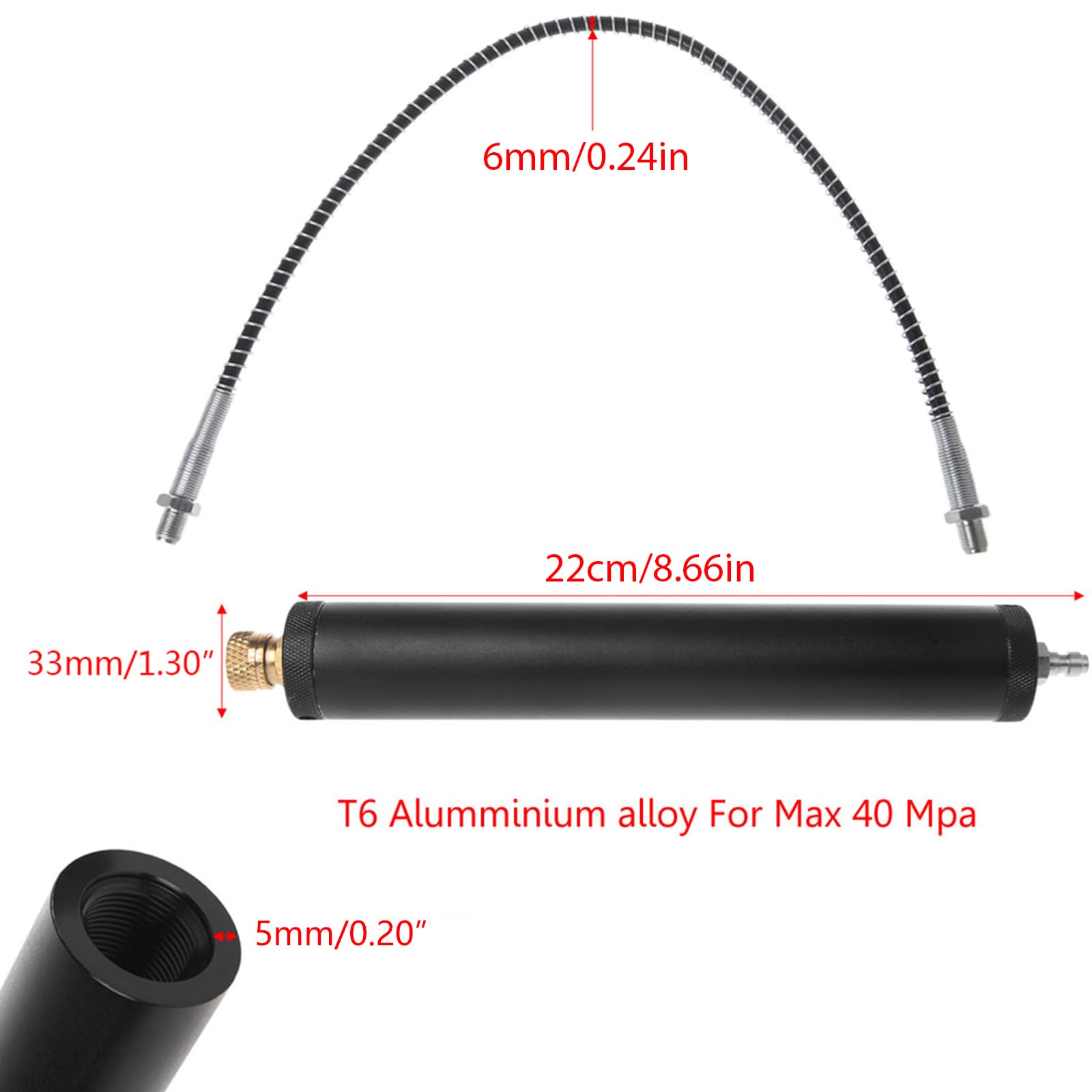 Utensili elettrici ad alta pressione 40Mpa 300bar del separatore olio-acqua del compressore del filtro dell'aria