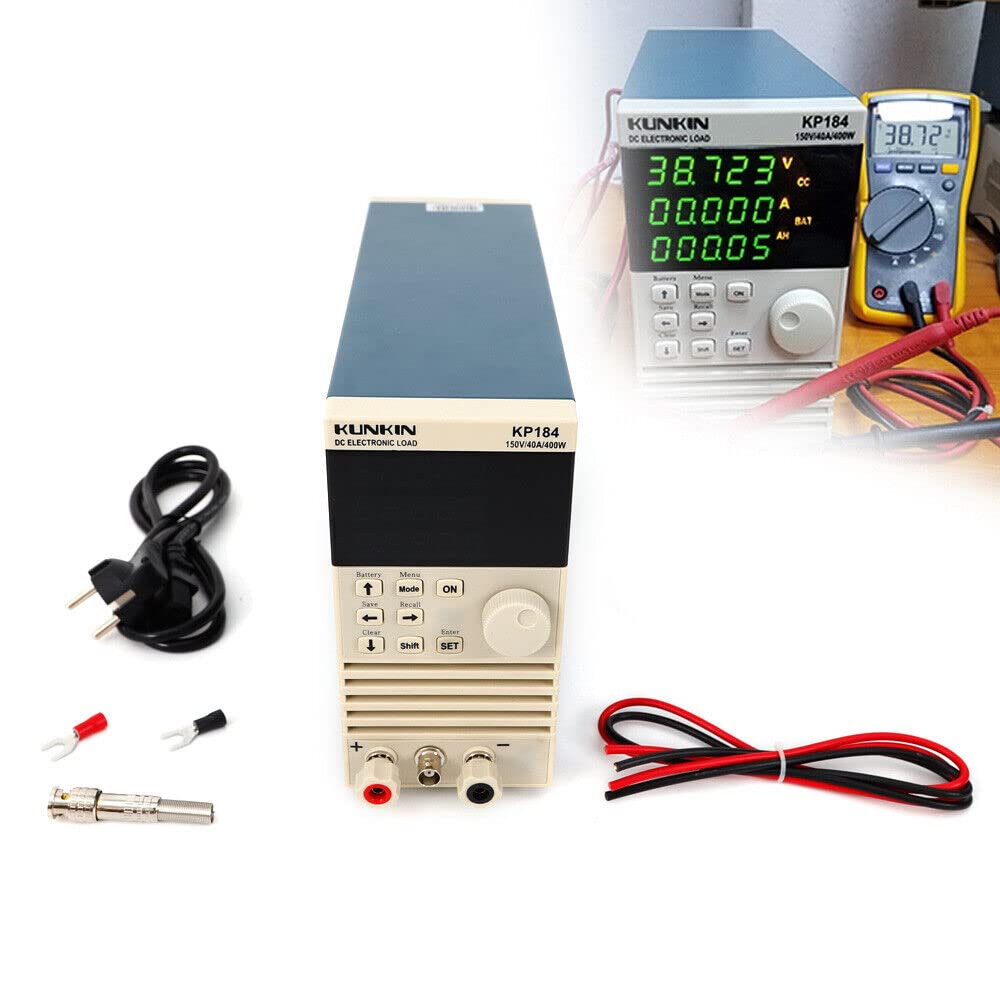 KP184 DC - Batería de carga electrónica (0-400 W, 0-40 A)