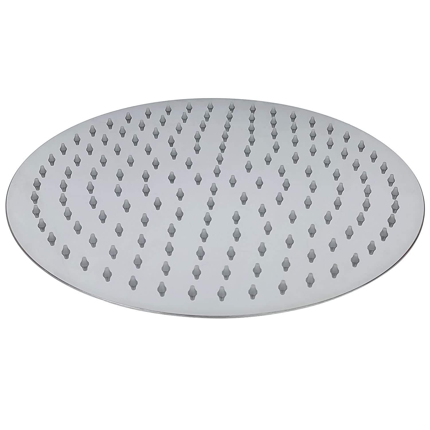 EcoSpa Slimline 300mm Round Stainless Steel Shower Head Overhead Rainfall Chrome