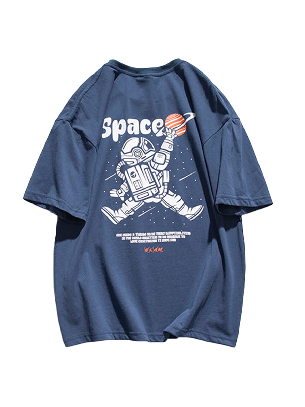 Vamtac Mens Oversized T Shirts Summer Casual Vintage Graphic Tees Streetwear Harajuku Tops Tshirt