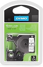 DYMO S0718040-12MMX 3.5M NYLON FLEXIBLE - BLACK/WHITE IN