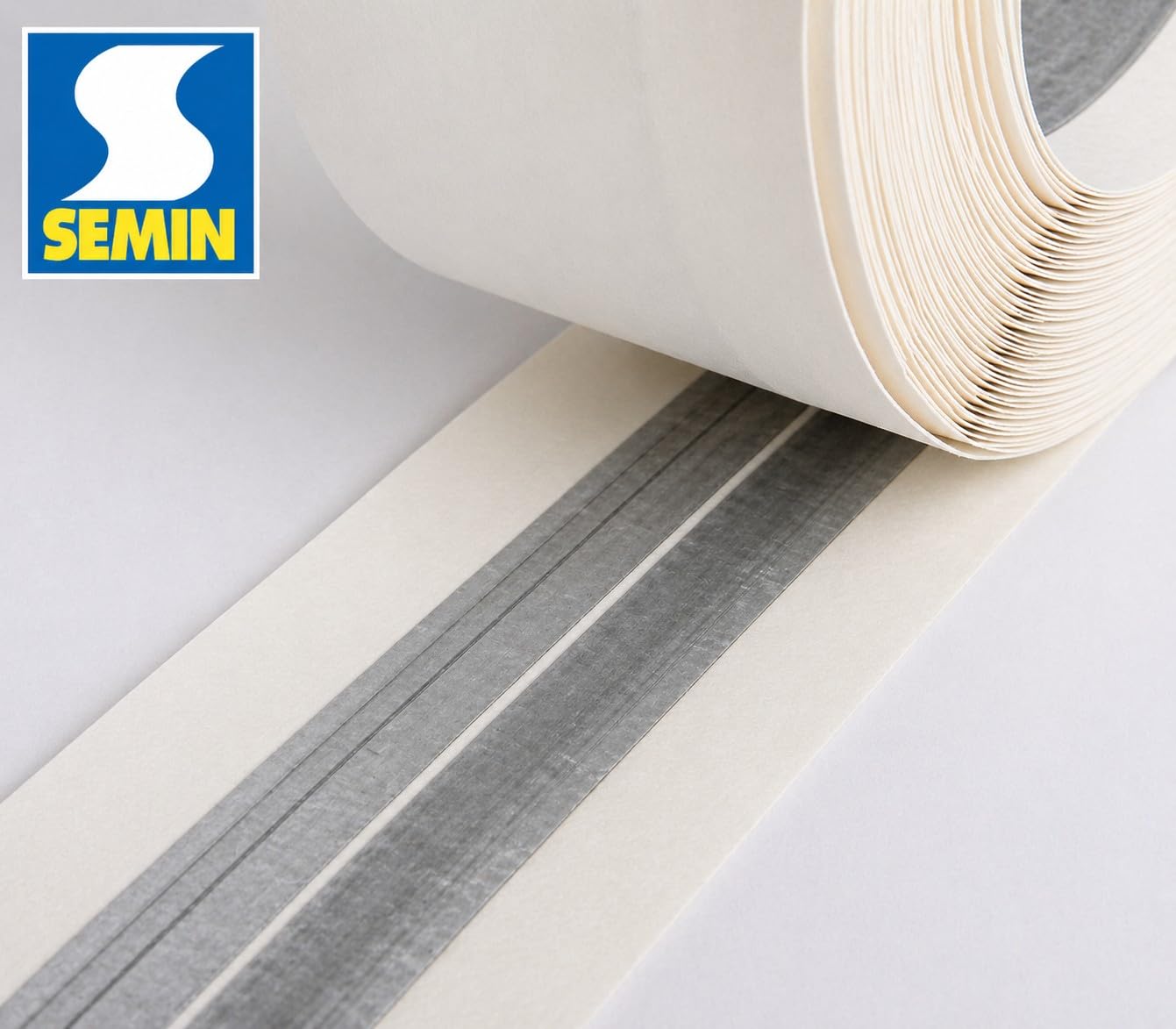 Semin Bande Armée Angle Placo 30 m – Renfort Angles Sortants Plaques de Plâtre – Papier & Acier – Finition Invisible – Bande à Joint Professionnelle
