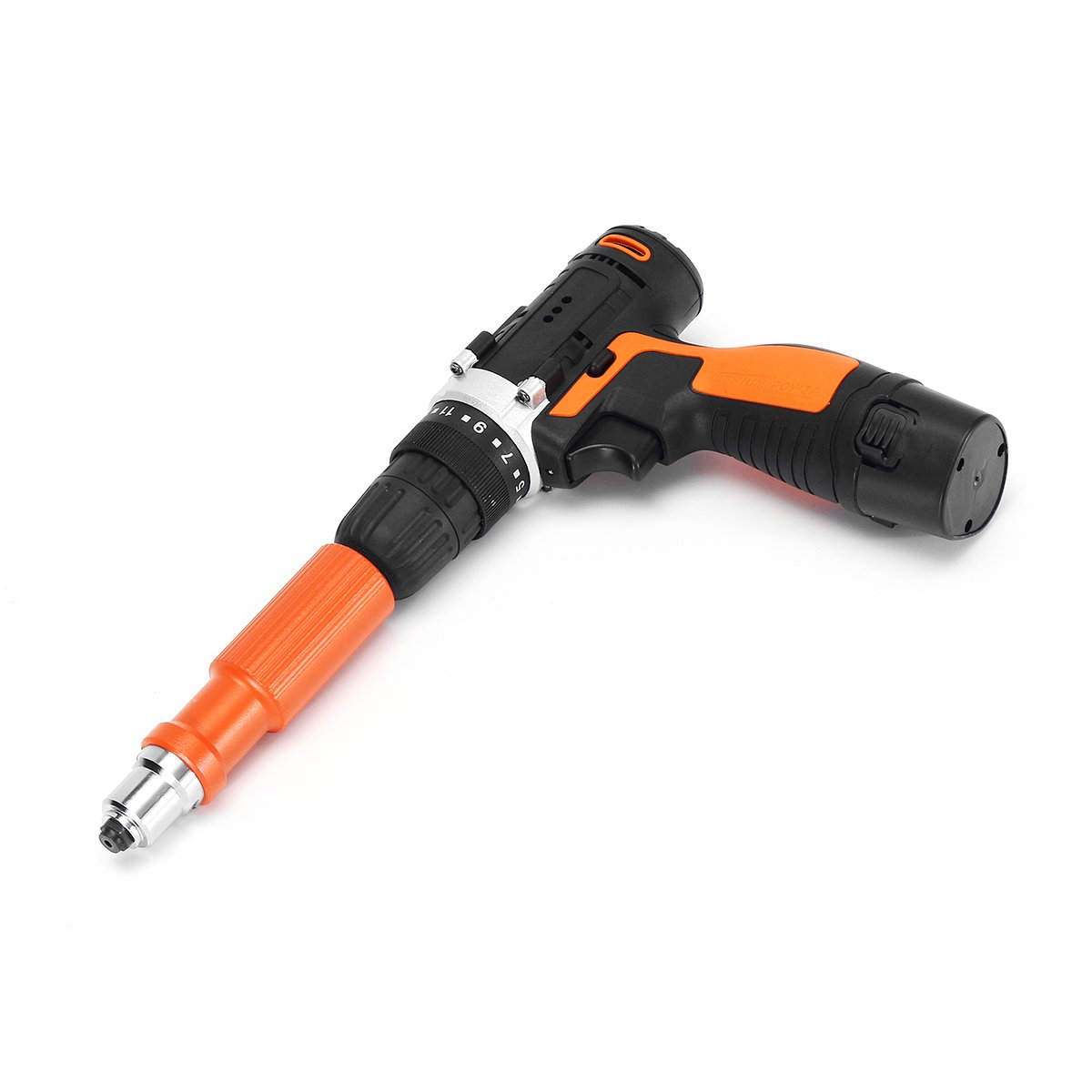 EsportsMJJ Elektryczna nakrętka do nitów bez kabli adapter do wiertarek elektrycznych