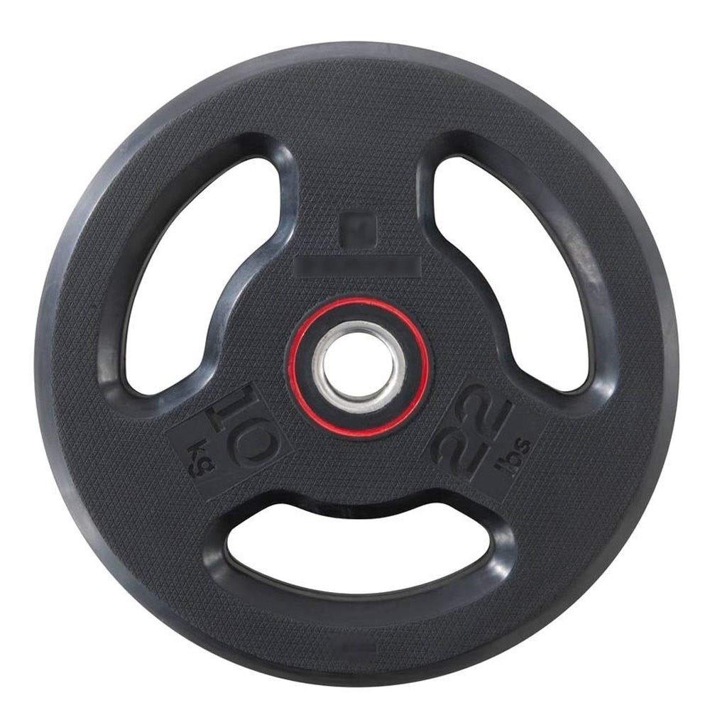 Barra Estándar de 1 pulgada Grip Peso placas, individual, Negro con barra de agarre placa de peso con mancuernas pesas Inicio 1,25 kg / 2.75lb-20kg / 44lb Barbell
