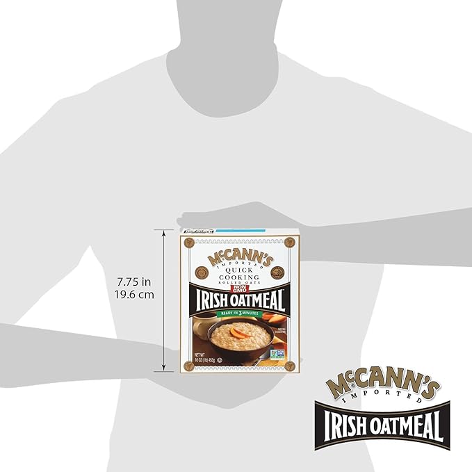 Avena McCANN'S Irish Oatmeal, Hojuelas Cocción Rápida, Paquete de 12 miniatura 4