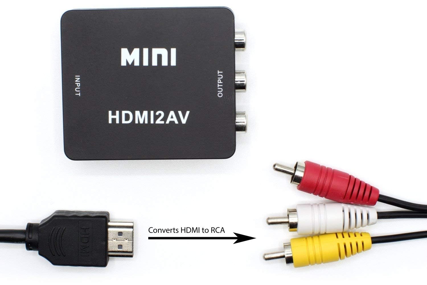 : HDMI、DVI、コンポーネント、RGB、RCA ( AVコンポジット)変換器(デジタルとアナログコンバータ) –  変換HD HDMI信号for Xbox &frasl; ps4 &frasl; ps3 &frasl; PC &frasl;ノートパソコン&frasl; TV &frasl; STB &frasl; VHS &frasl; VCR &frasl;カメラ&frasl;  DVD