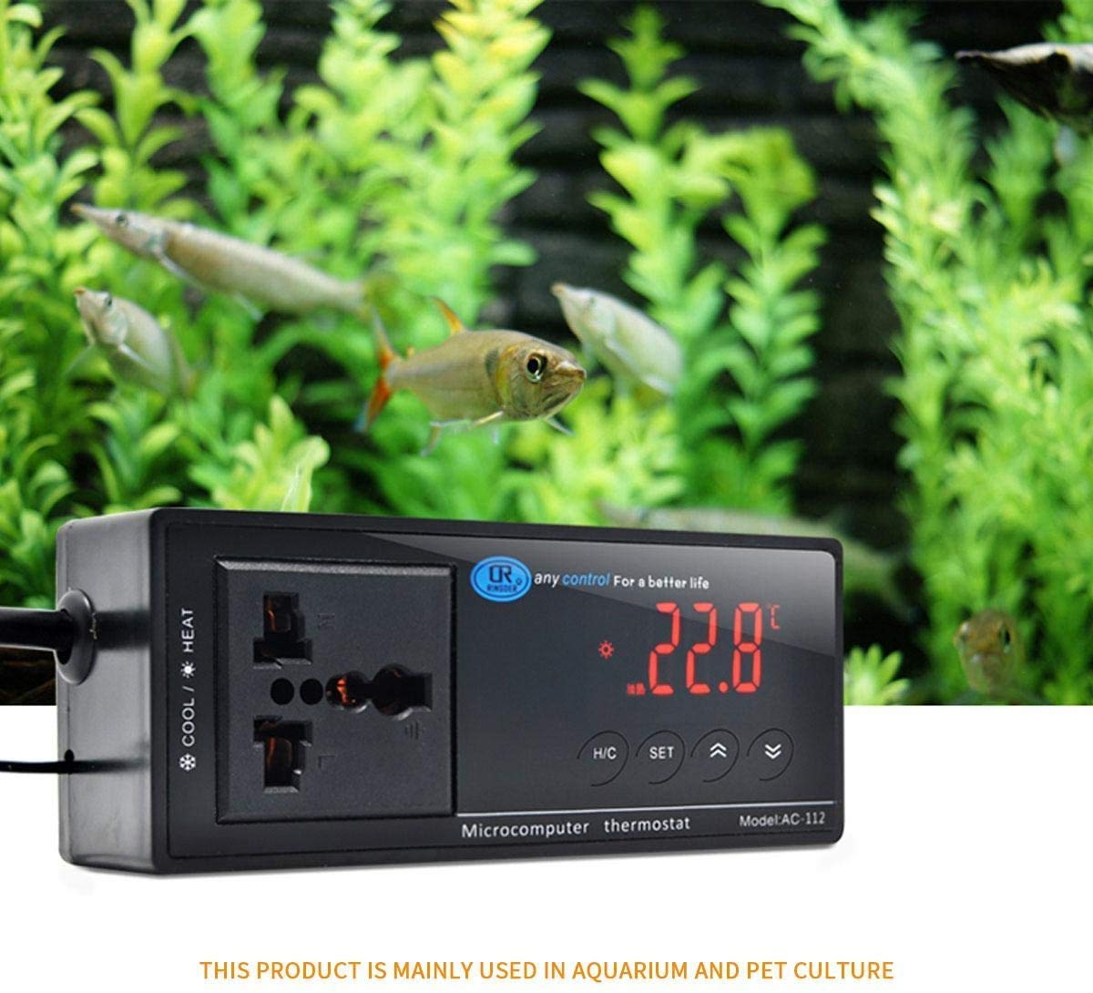 Termostato Intelligente Per Rettili E Acquari VOANZO - Controllo Temperatura -40~110&deg;C