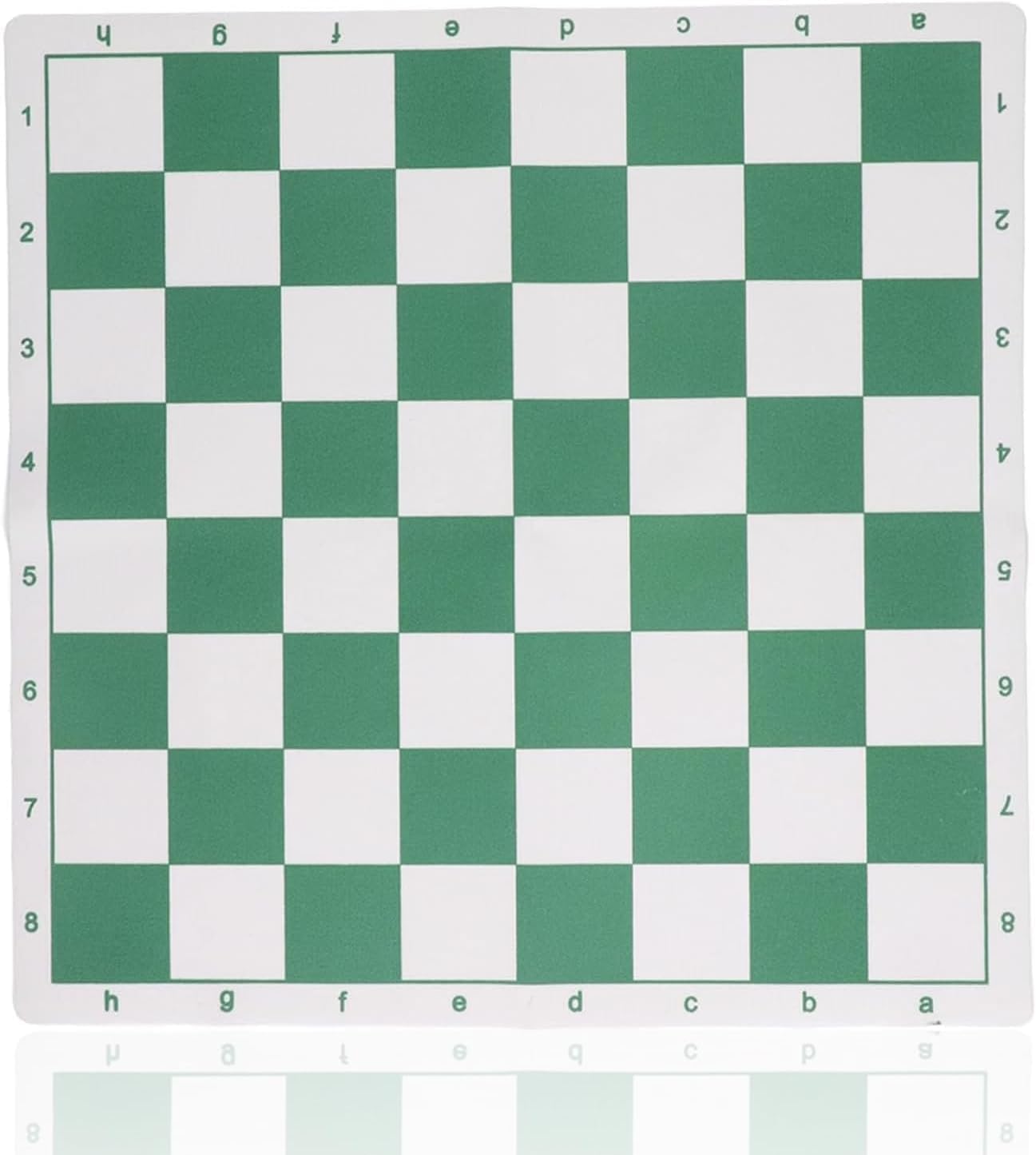 ChessBoard Only, No ChessPieces, Tournament Chess Mat Portable PU Leather Tournament Roll Up Board Chess Rollable Chessboard Lightweight & Non Slip Travel Board Games for Kids Adults (M)