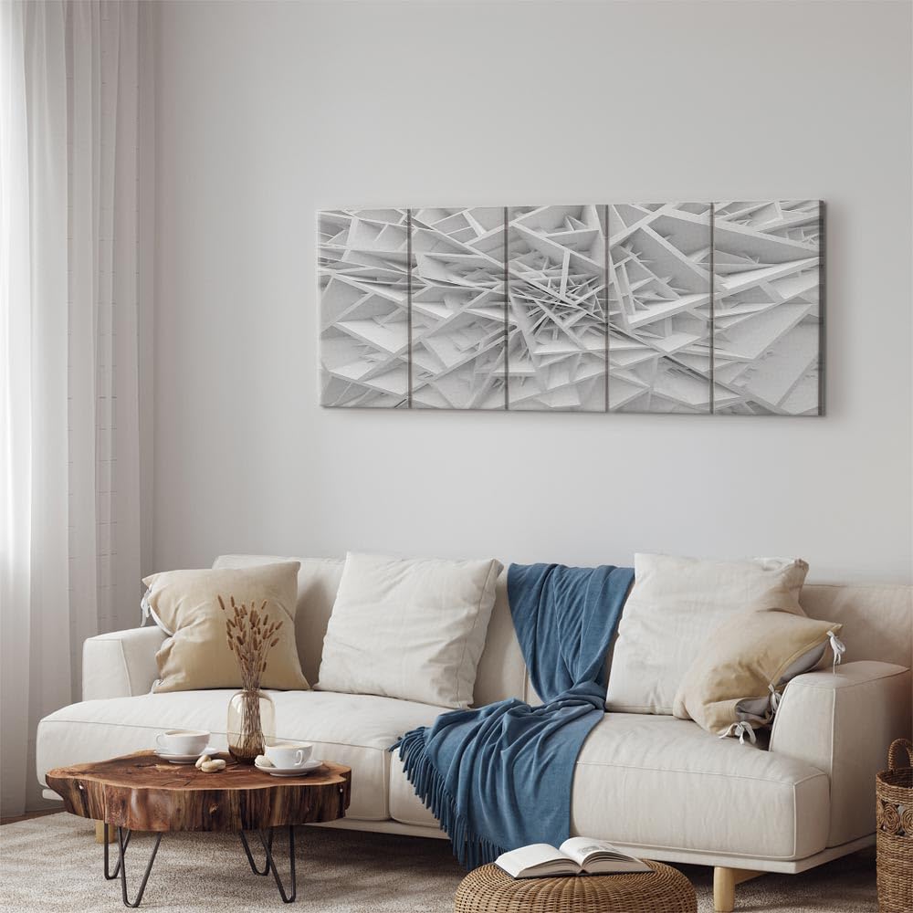 Murando Akustikbild-Set 5-teilig – Schallschluckende Wandbilder Für Bessere Raumakustik