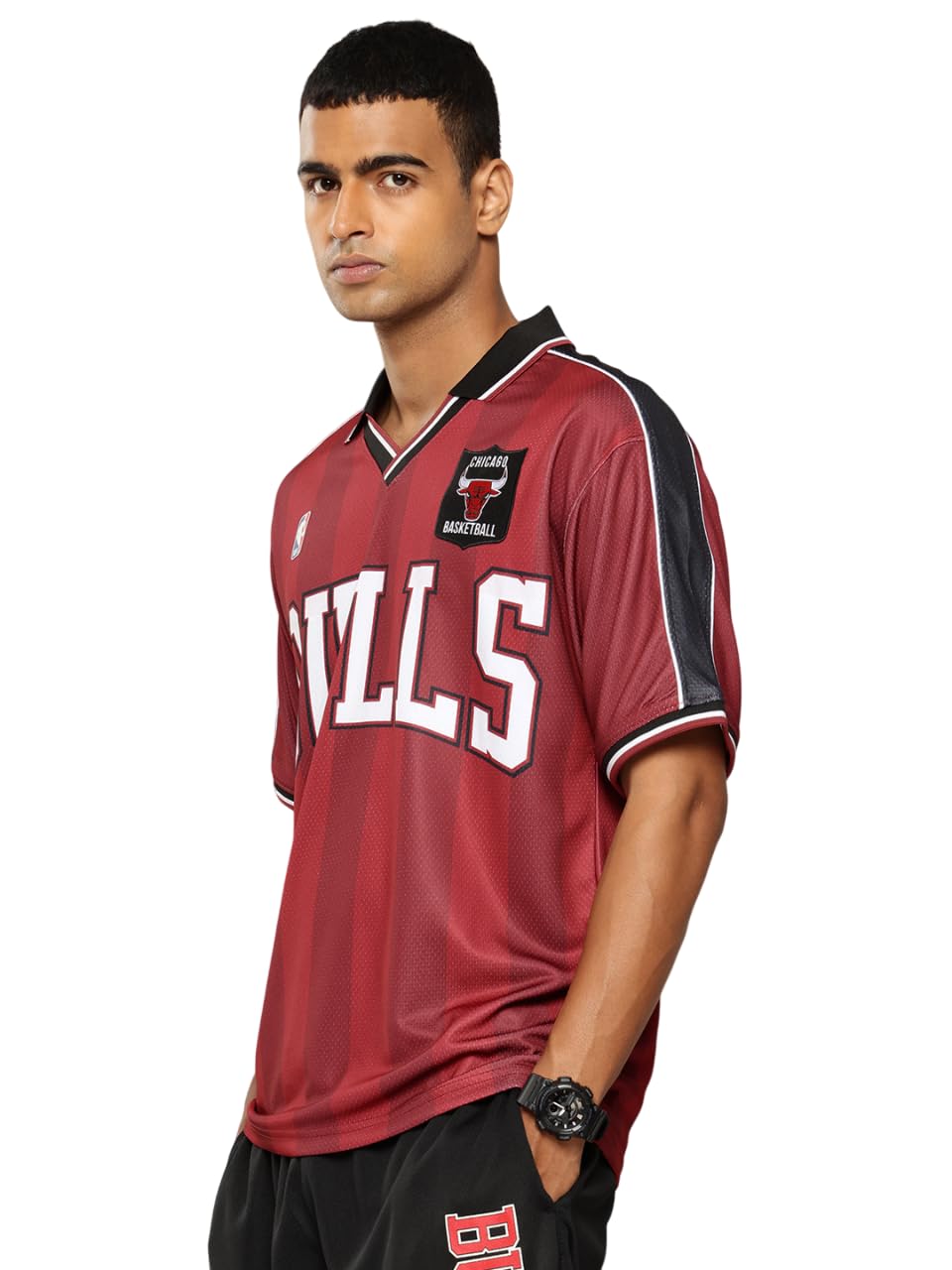 Chicago Bulls Vintage Oversized Polo-image-19