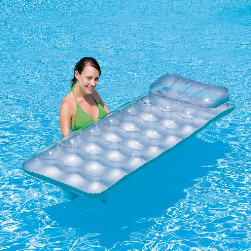 H2Ogo! Metal Tech Lounge Inflatable Pool Float #TOP1