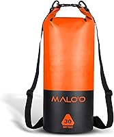 Vista 12 de Malo'o Dry Pack impermeable resistente mochila – bolsa seca enrollable (capacidad de 30 L), 30L, Azul oscuro
