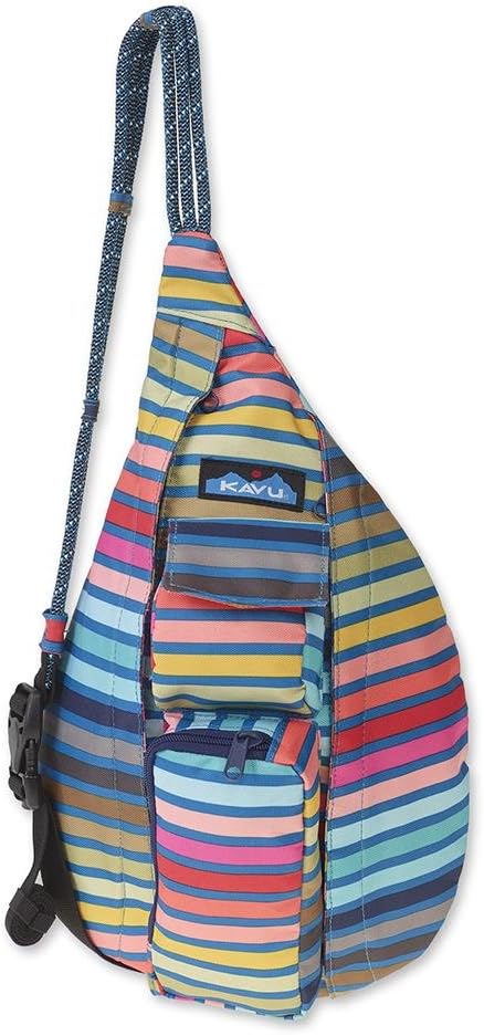 KAVU Mini Rope Sling Pack with Adjustable Rope Shoulder Strap