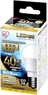 IRIS OHYAMA 爱丽思欧雅玛 LED灯泡 灯座直径17mm 相当于40W形 日光色 全向型 LDA4N-G-E17/W-4T5