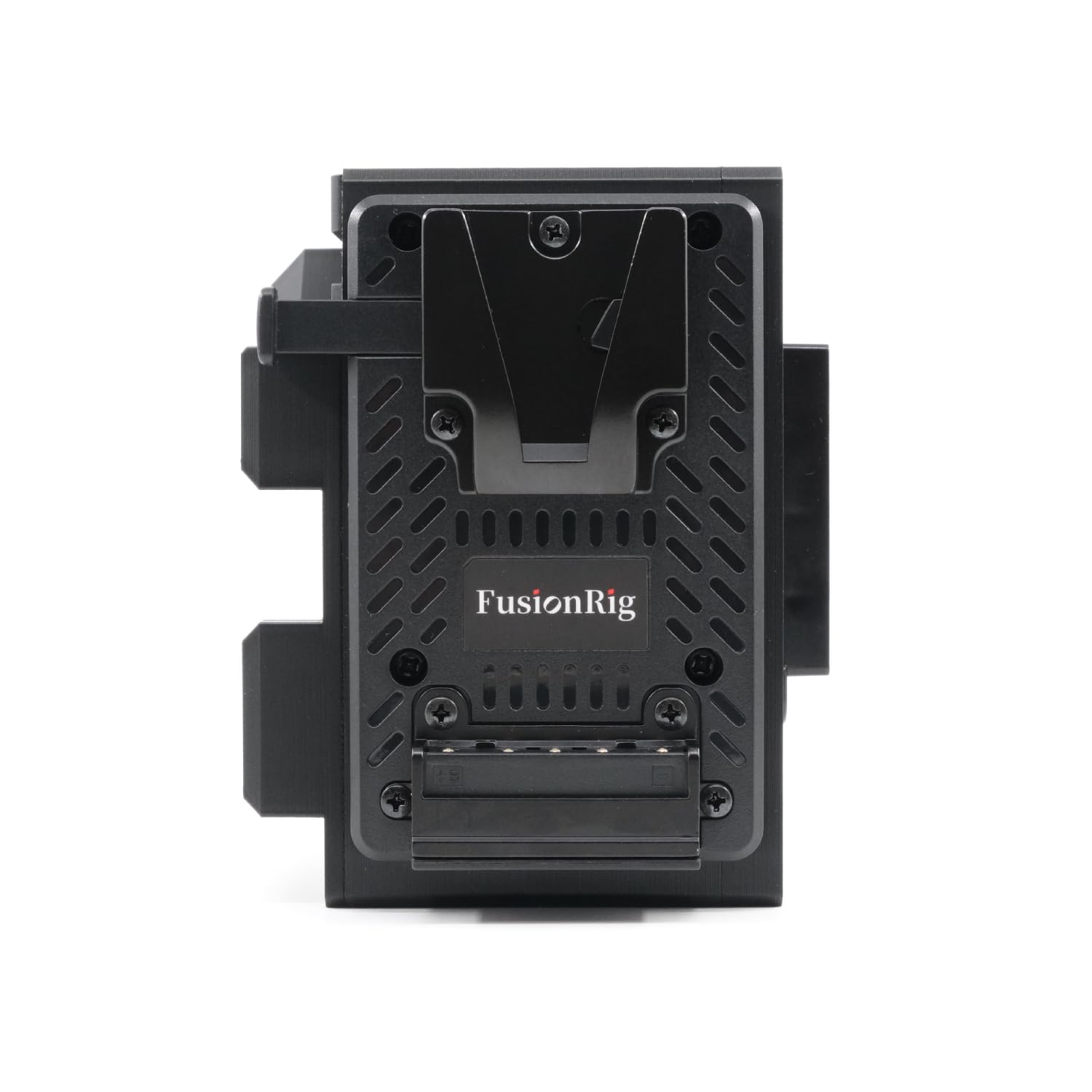 Fusion Rig Cineback klatka na aparat z modułem rozszerzającym V-Mount, rozdzielacz D-Tap, odporna na uderzenia przechowywanie ekranu do klatki na aparat A7M4/A7S3 (do SmallRig 3667 4308 4481)