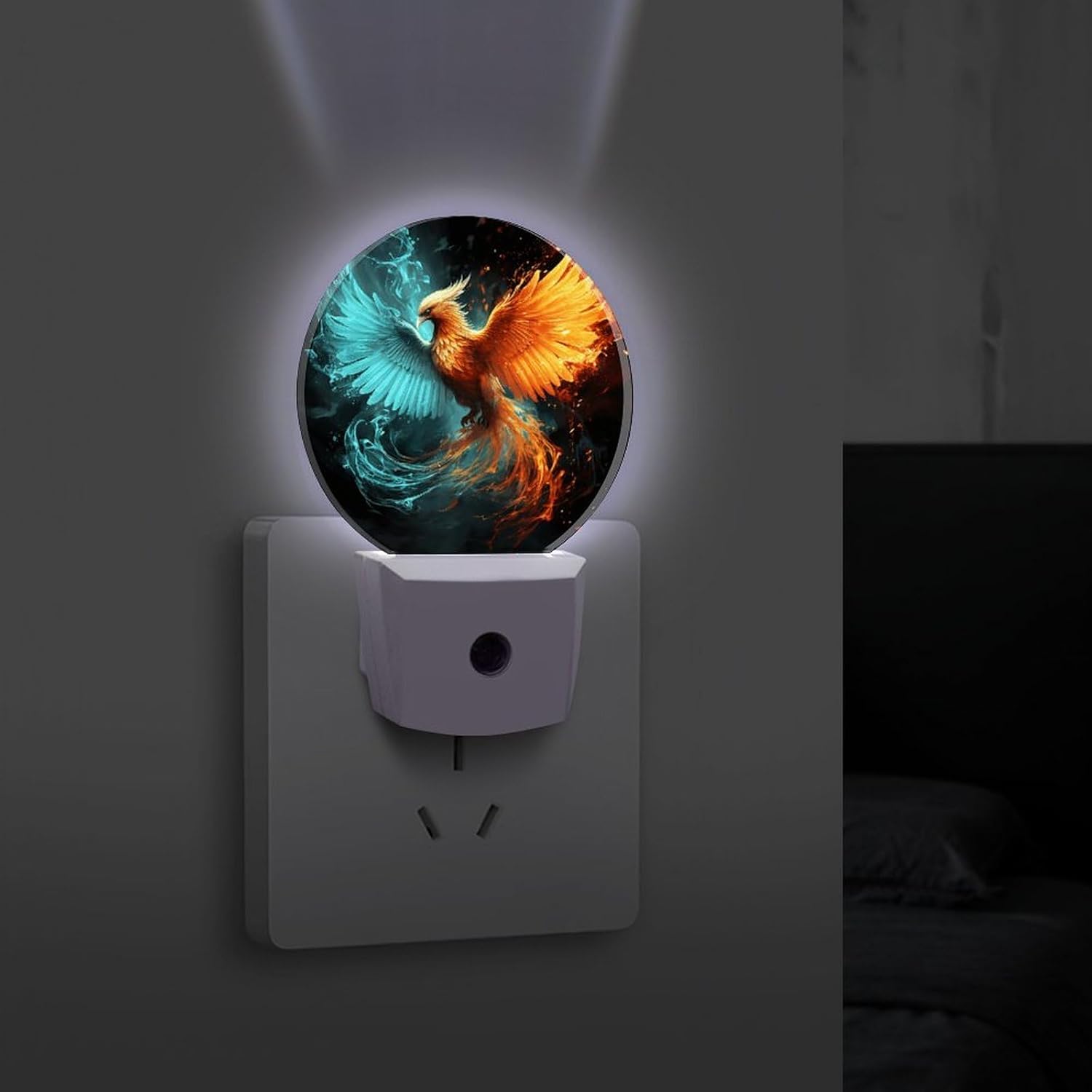 Fire and Water Phoenix Plug-in LED Nightlight Wall Night Light image 4