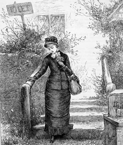 Poster femme regardant la maison Mary Ellen Edwards toile 50x70