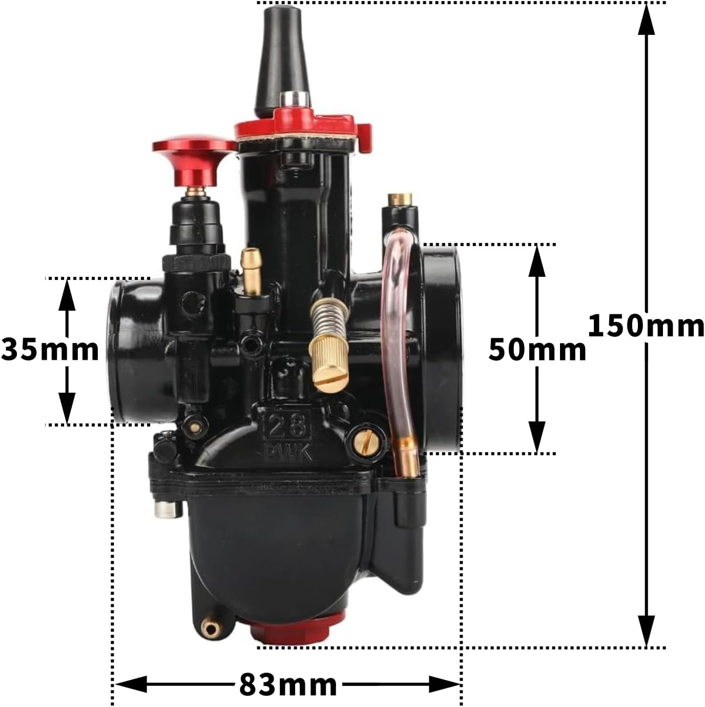 Predator 212 Carburetor PWK 28mm Carb Kit for Predator 212 224cc 196cc Coleman CT200U BT200X Mini Bike KT196 Go Kart GX160 GX200 6.5hp Clone Engine