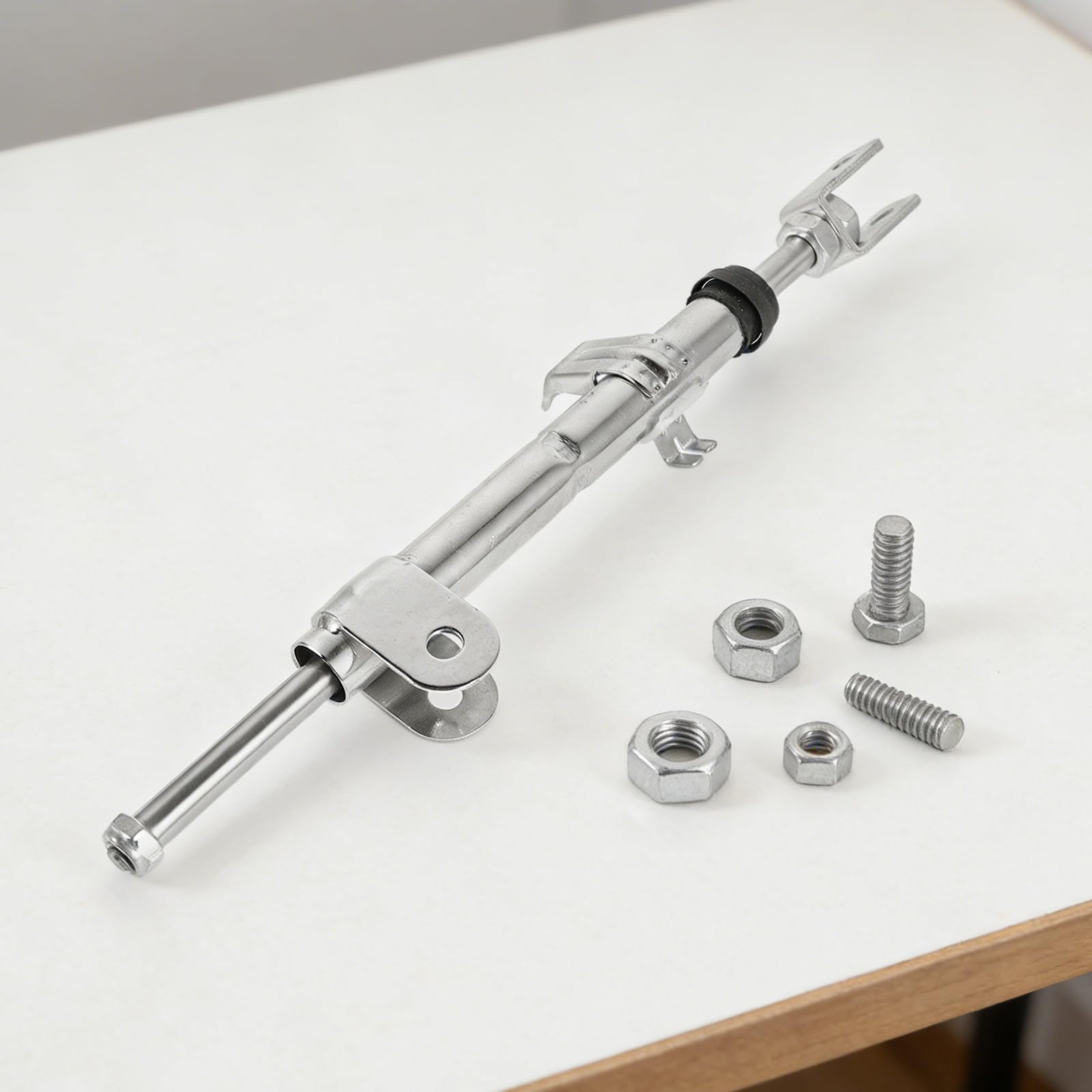 LABRIMP Varilla de Soporte Regulable para Respaldo de Silla de Ruedas de Metal Plata, con Ajuste de Elevación y Construcción Estable, Adecuado para Sillas de Movilidad