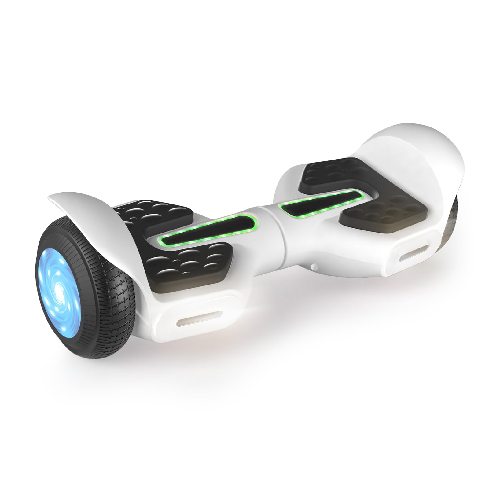 SIMATE 6.5" Scooter, Bluetooth Music Speaker and LED Light, Top 8.5mph & 8.5 Miles Range Power by Dual 250W Motor, Gifts for Kids Adults Boys, for All